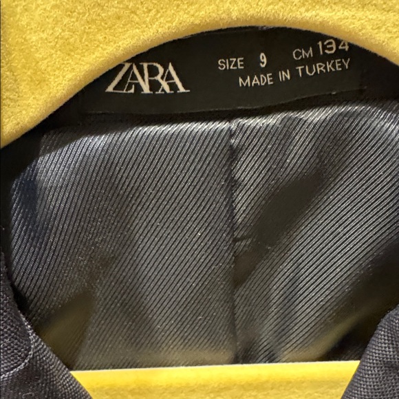 Zara boys Dark Blue navy blazer - Picture 3 of 5